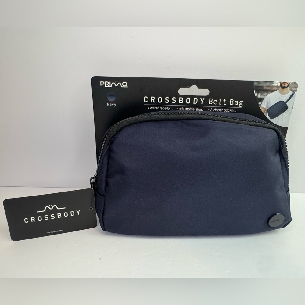 Primo Navy Crossbody Belt Bag